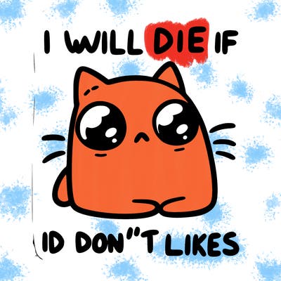 a cat that will die if we don’t get 10 likes