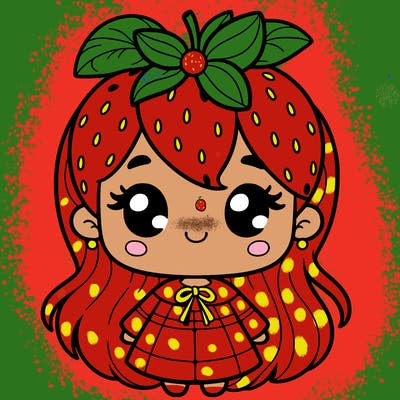 strawberry girl
