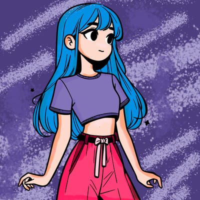 girl in a cute crop top