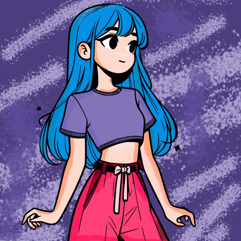 girl in a cute crop top