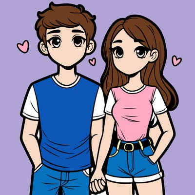 boyfriend and girlfriend