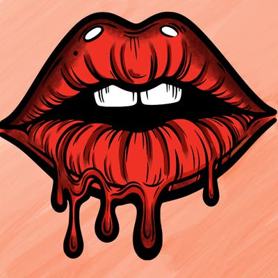 lips that look realistic and drip