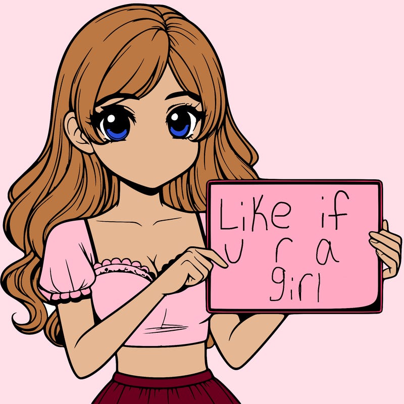 realistic pretty girl holding blank sign