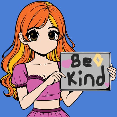 realistic pretty girl holding blank sign