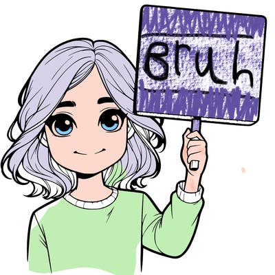 realistic girl holding up a sign