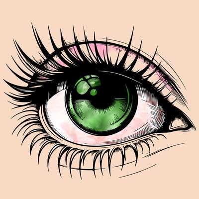 realistic eye