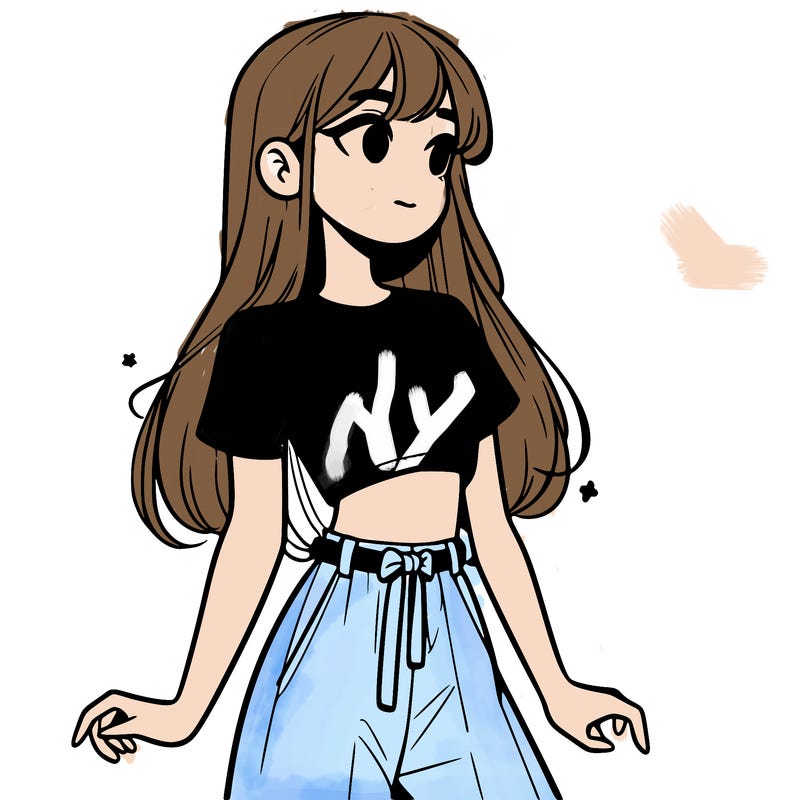 girl in a cute crop top