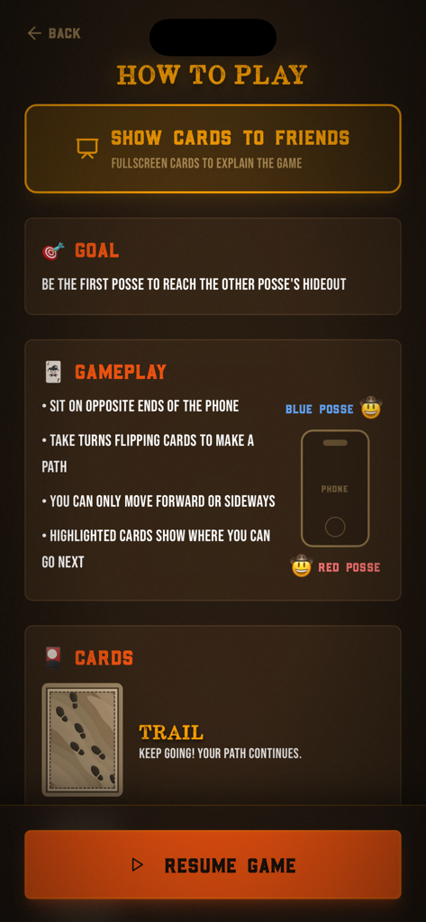 Cardy Cardy Flip Game - Instructions screen for Cardy Cardy Flip Game showing rules and gameplay goals