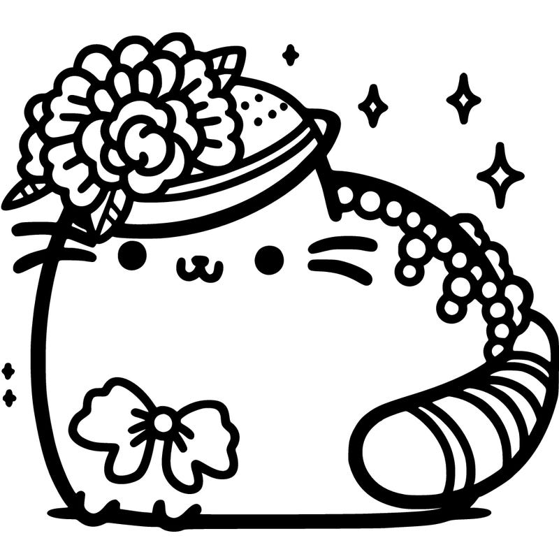 fancy pusheen