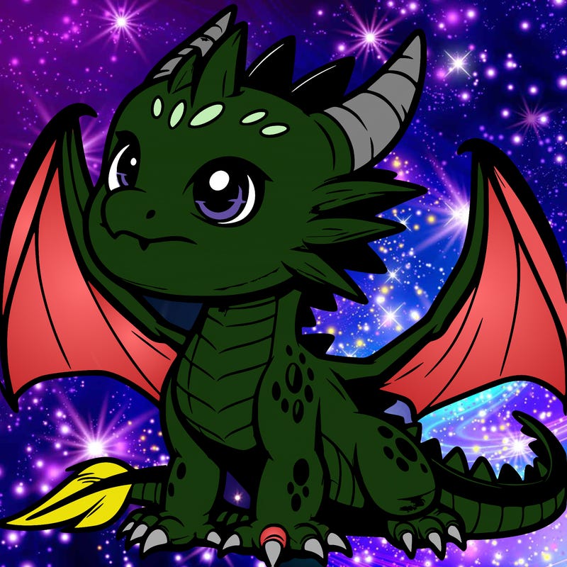 fierce baby night dragon