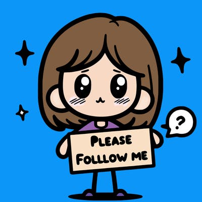 please follow me