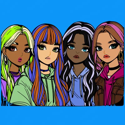 girl group realistic