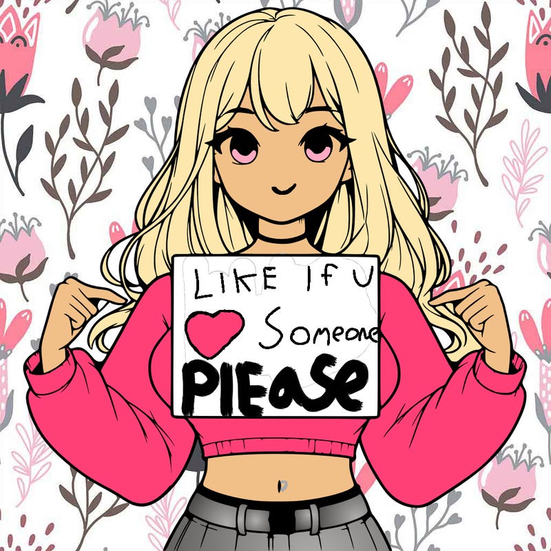 girl holding a blank sign in a long sleeve crop top