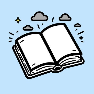 simple open book