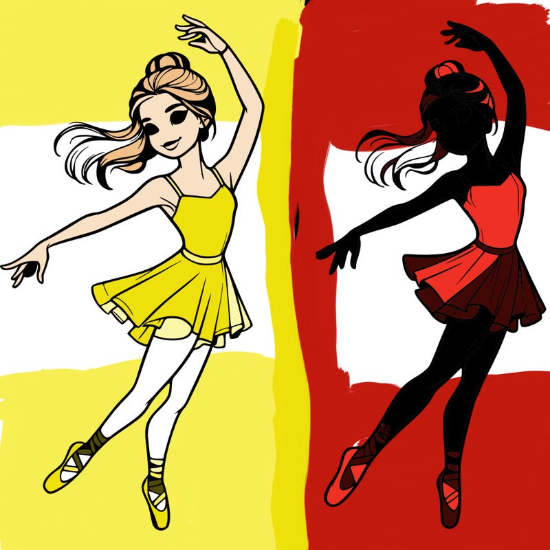 realistic girl dancer