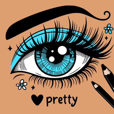 pretty eye