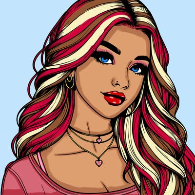 detailed realistic girl