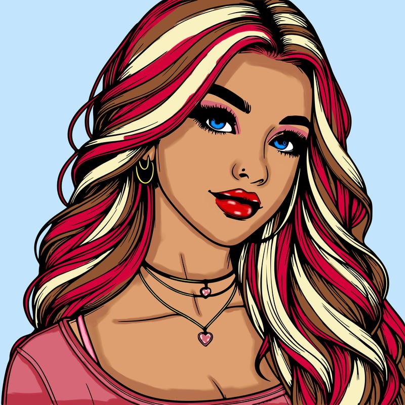 detailed realistic girl