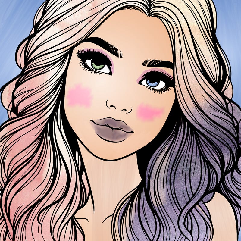 beautiful realistic girl