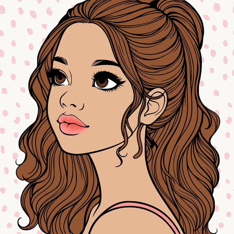 beautiful realistic girl