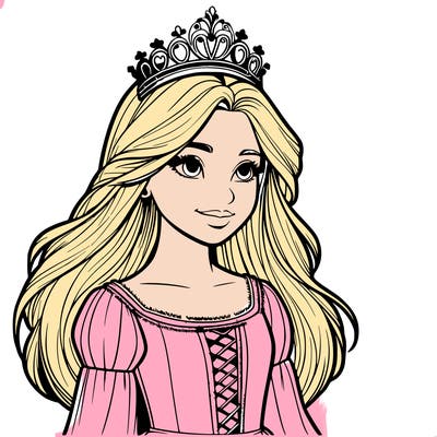 a realistic medieval princess with a tiara
