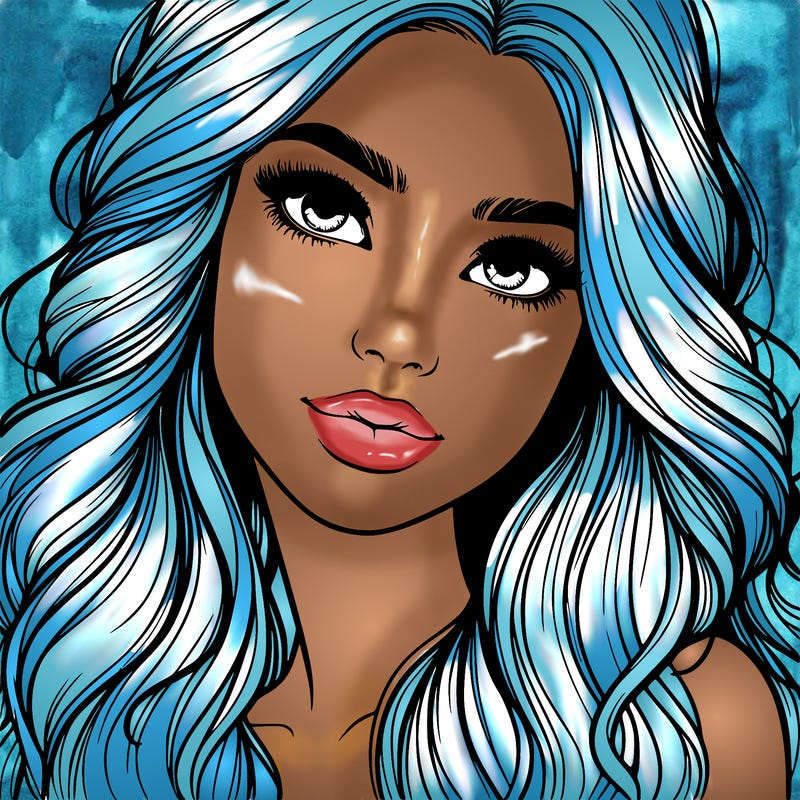 beautiful realistic girl