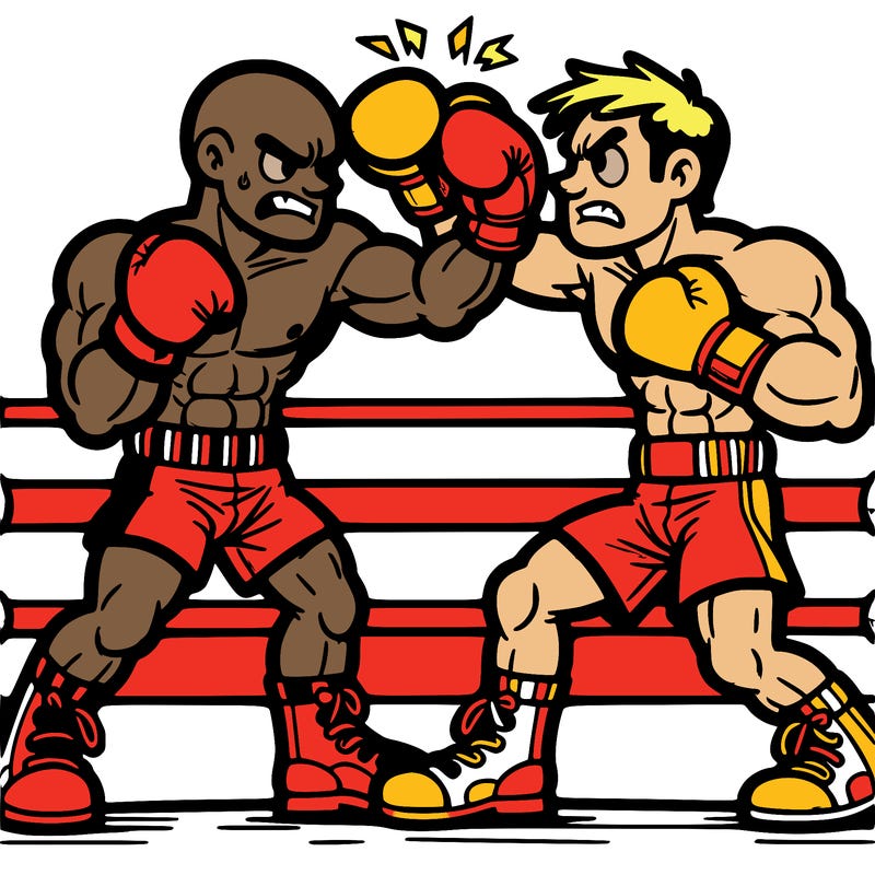 a boxing match