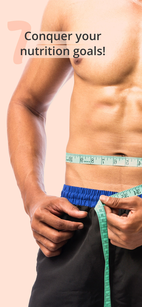 Keto Recipes & Meal Plans - Un hombre en forma midiendo su cintura con una cinta métrica para objetivos de nutrición y pérdida de peso