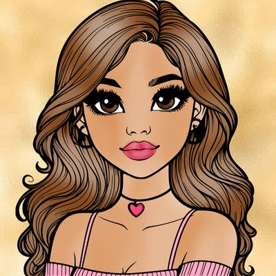 realistic pretty girl