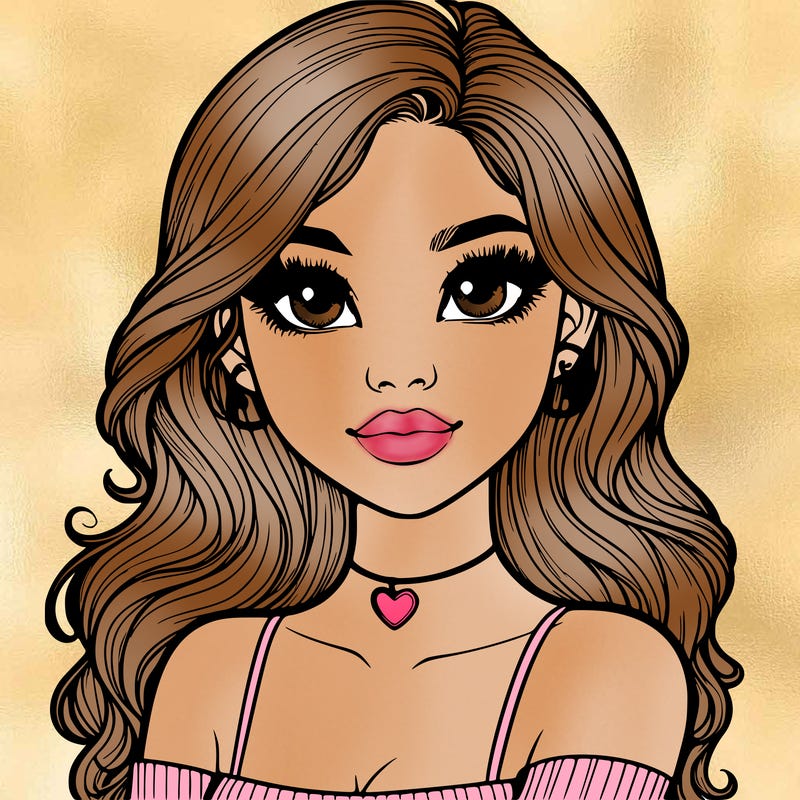 realistic pretty girl