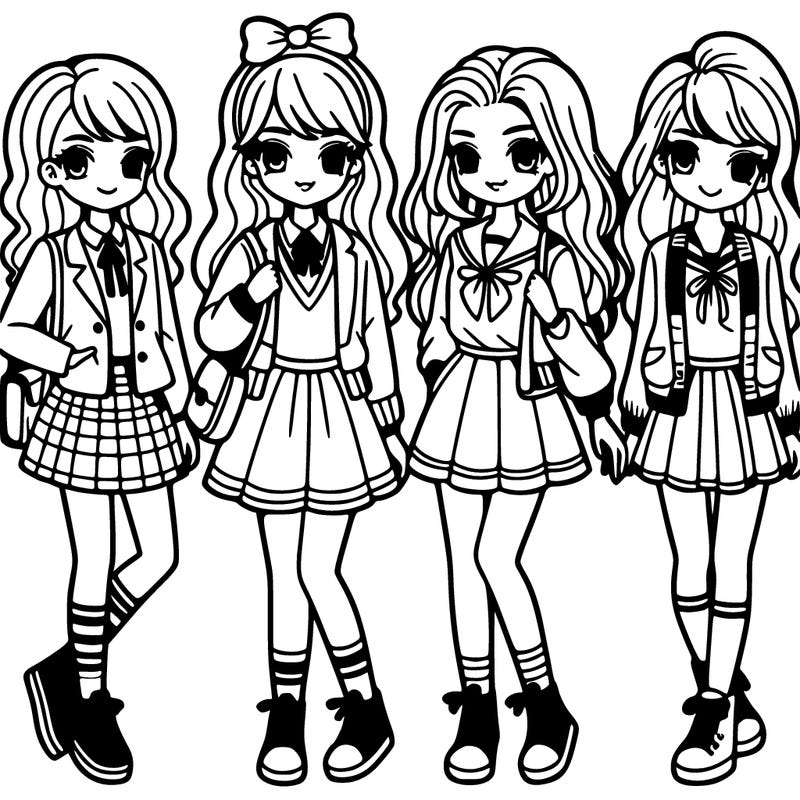 preppy girls
