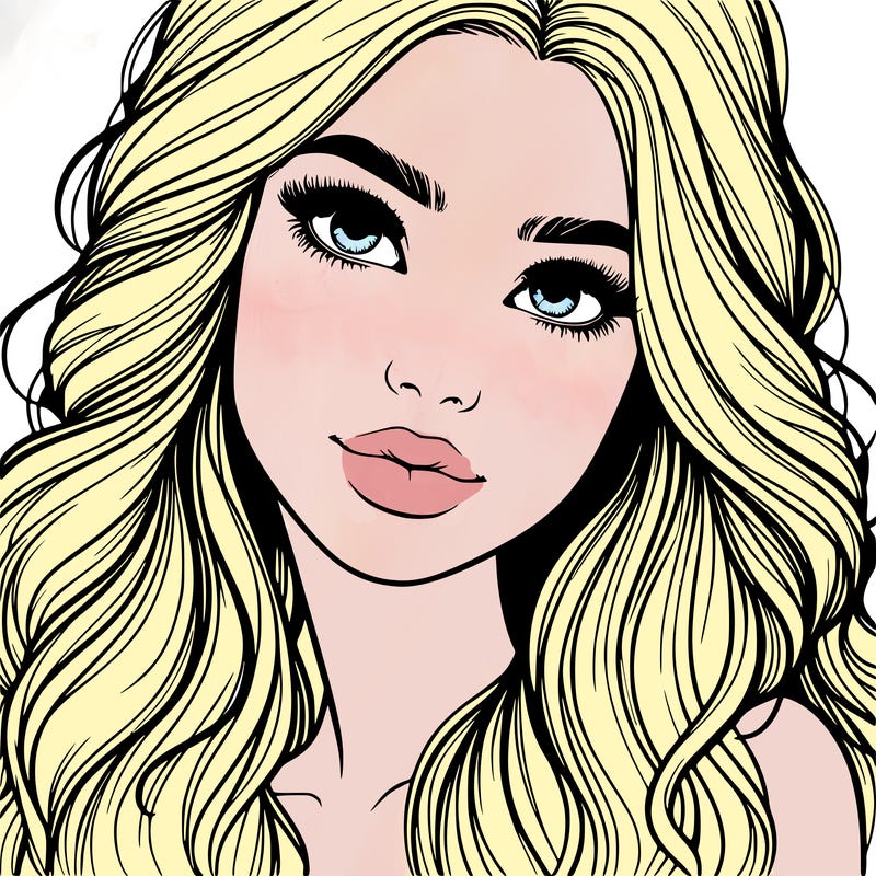 beautiful realistic girl