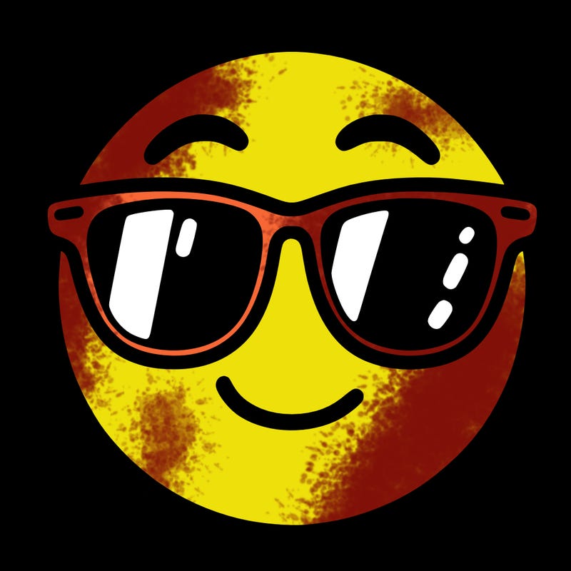 emoji with sunglasses