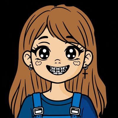 girl with braces