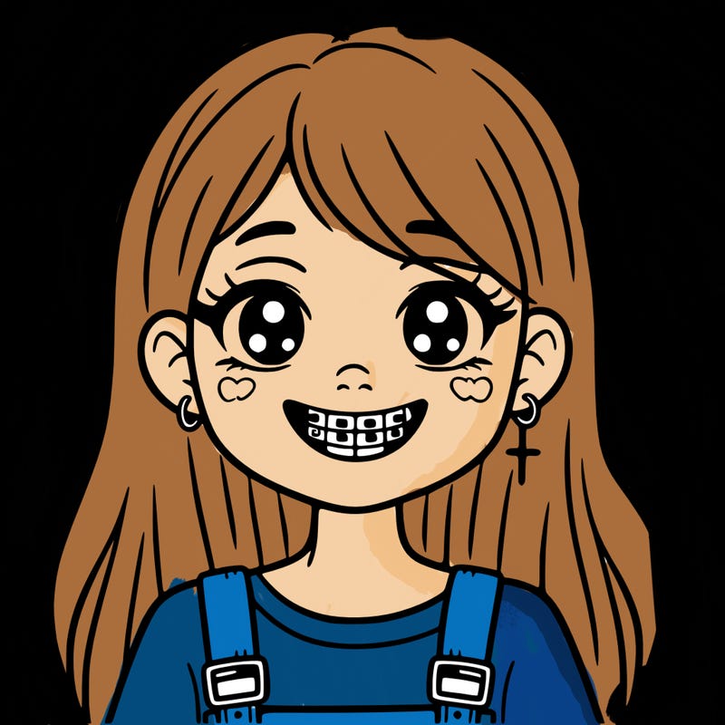 girl with braces