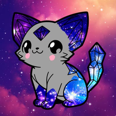 crystal kitten