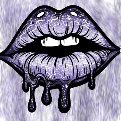 lips that look realistic and drip