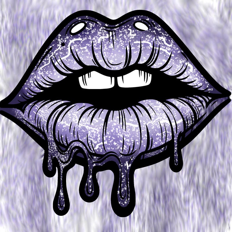 lips that look realistic and drip