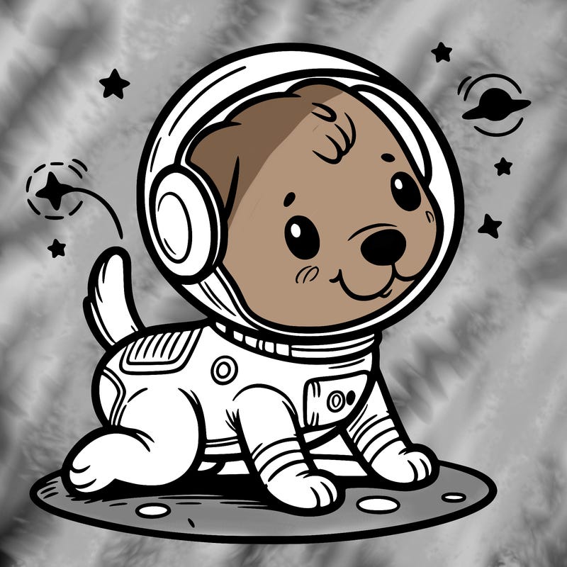 astronaut dog