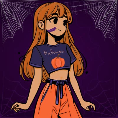 girl in a cute crop top