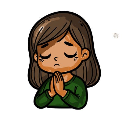 a girl who prays