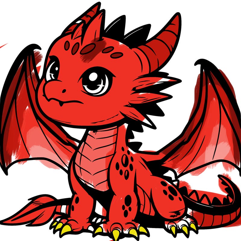 fierce baby night dragon