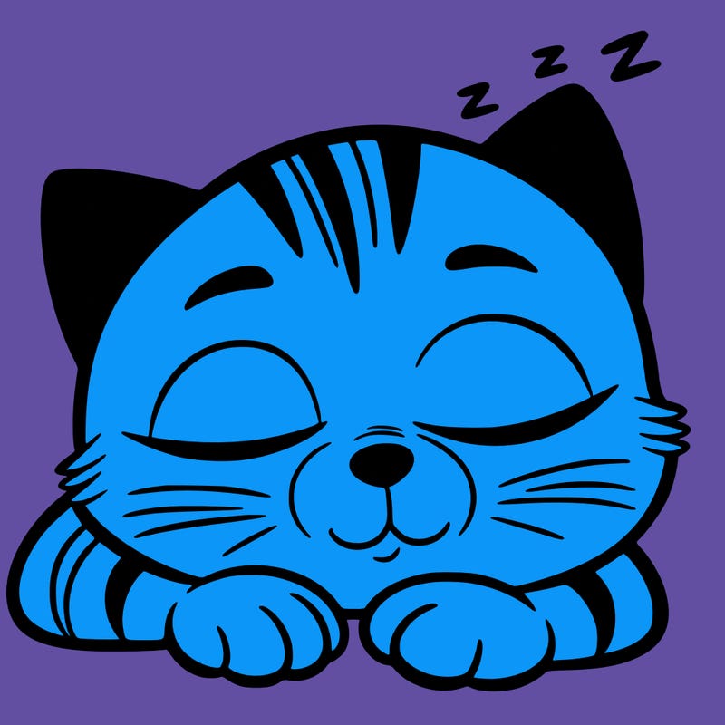 sleepy cat