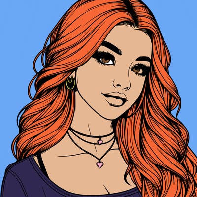 detailed realistic girl