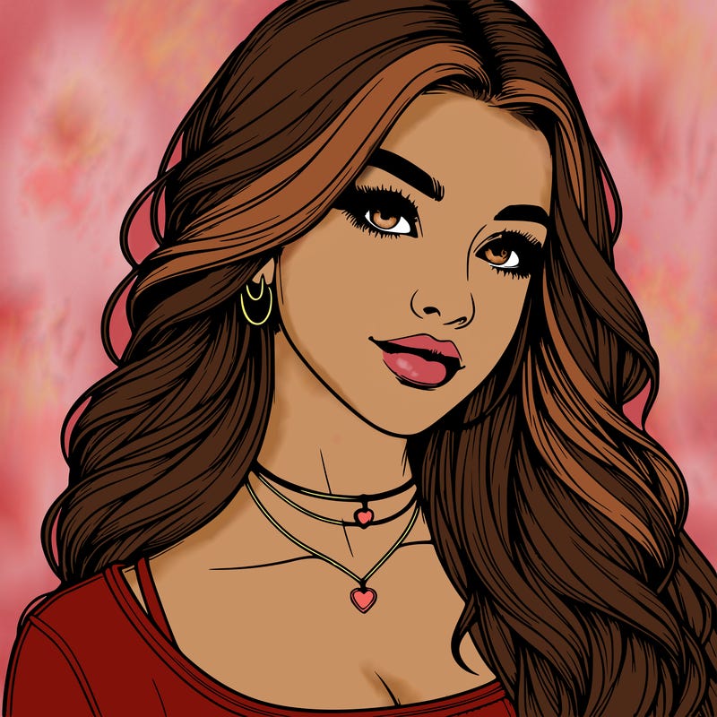 detailed realistic girl