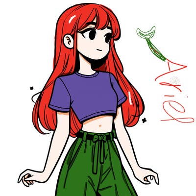 girl in a cute crop top