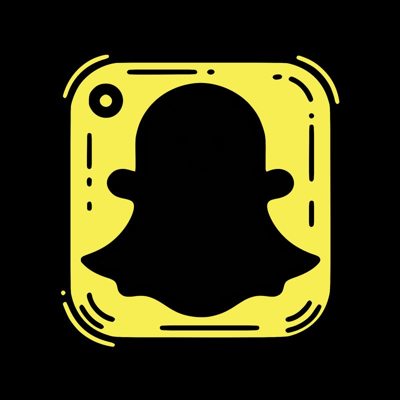 snap chat the app symbol
