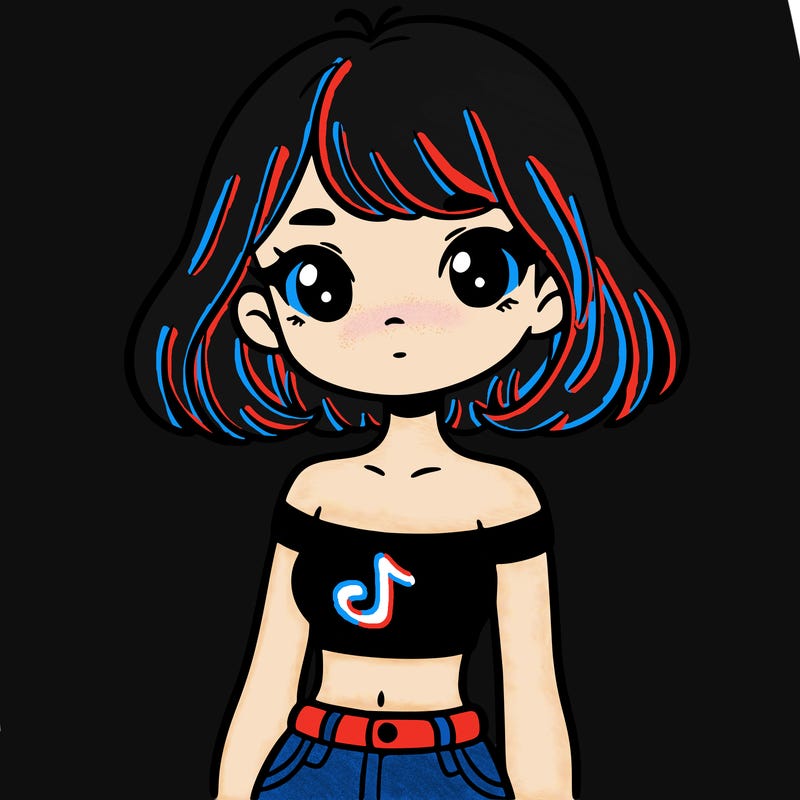 girl in a cute crop top