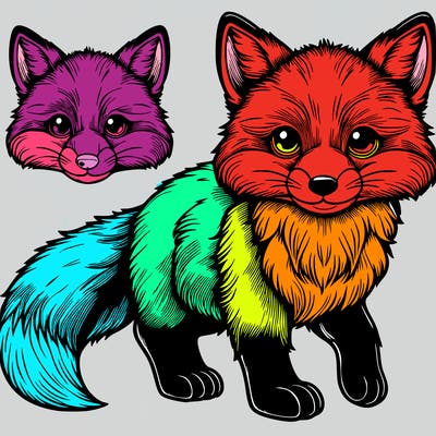 detailed and realistic fox