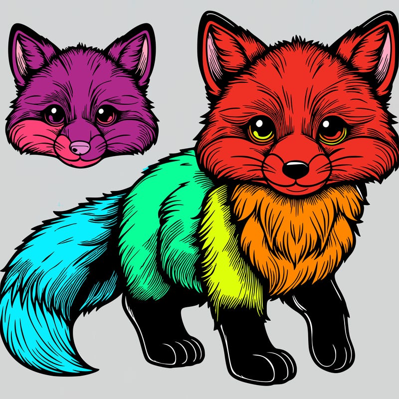 detailed and realistic fox